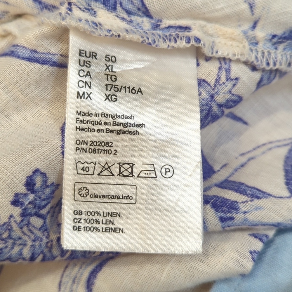 H&M Crossober Blouse Linen - Picture 7 of 11
